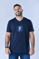 ⁦הנרי - טי קצר וי פרינט⁩ – תמונה ⁦2⁩