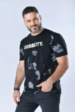 חוף - טי קצר ניקי פרינט