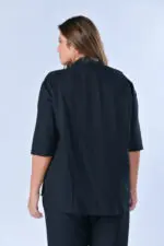 ⁦סאן - חולצת אריג זיפר לסט⁩ – תמונה ⁦8⁩