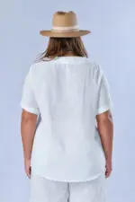 ⁦רובי - חולצת אריג פשתן סט⁩ – תמונה ⁦4⁩