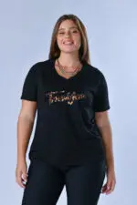 ⁦גולדי - טופ רגלן קצר נמר⁩ – תמונה ⁦7⁩