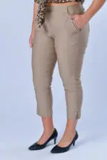 ⁦ליצ'י - מכנס סטרצ' זיפרים⁩ – תמונה ⁦8⁩