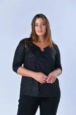 ⁦ורוניקה - טופ תכשיט כיווץ⁩ – תמונה ⁦2⁩