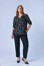 ⁦אביגיל - חולצת אריג אלגנט⁩ – תמונה ⁦10⁩