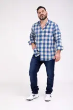 ⁦דני - אריג כותנה פלנל⁩ – תמונה ⁦9⁩