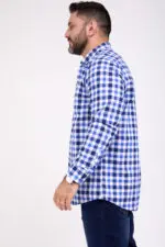 ⁦אלישא - ארוך כותנה משבצת⁩ – תמונה ⁦6⁩