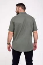 ⁦רון - חולצת פשתן קצר⁩ – תמונה ⁦4⁩