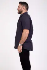 ⁦רון - חולצת פשתן קצר⁩ – תמונה ⁦6⁩