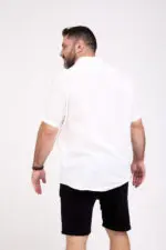 ⁦רון - חולצת פשתן קצר⁩ – תמונה ⁦11⁩