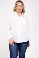 ⁦הלל - פשתן אוברסייז אבנים⁩ – תמונה ⁦2⁩