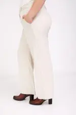 ⁦קורטני - מכנס פשתן כפתרה⁩ – תמונה ⁦6⁩