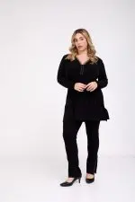⁦אנדראה -  טוניקת  לולאות⁩ – תמונה ⁦3⁩