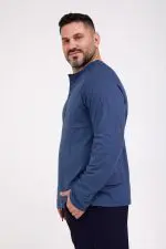 ⁦ברי - חולצת כותנה רגלן כפ⁩ – תמונה ⁦3⁩