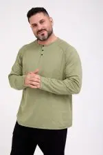 ⁦ברי - חולצת כותנה רגלן כפ⁩ – תמונה ⁦7⁩