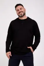 ⁦ברי - חולצת כותנה רגלן כפ⁩ – תמונה ⁦2⁩