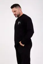 ⁦נתן - טי ארוך פרינט⁩ – תמונה ⁦5⁩
