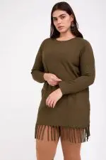 ⁦ג'ניפר - טוניקת סריג פרנז⁩ – תמונה ⁦5⁩