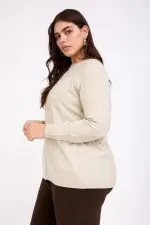 ⁦טליה - טוניקת סריג גולף⁩ – תמונה ⁦3⁩