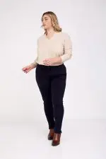 ⁦בריגה - מכנס ג'רסי מחוייט⁩ – תמונה ⁦9⁩