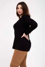 ⁦מרסלה - חולצת וי ארוכה⁩ – תמונה ⁦6⁩