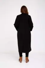 ⁦מונה - מעיל צמר ארוך⁩ – תמונה ⁦3⁩