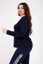 ⁦מרסלה - חולצת וי ארוכה⁩ – תמונה ⁦8⁩