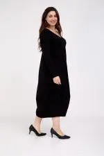 ⁦אירה - שמלה כיווץ פרינט ב⁩ – תמונה ⁦6⁩