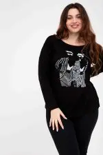 דריה - טופ ויסקוזה פרינט
