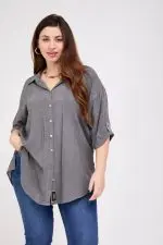 הדס - טוניקת גינס מכופתרת