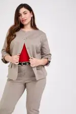 ⁦שאנלה - ז'קט ג'רסי אופנתי⁩ – תמונה ⁦2⁩