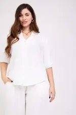 ⁦גליטר - חולצת אריג כיווצי⁩ – תמונה ⁦10⁩