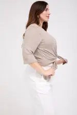 ⁦פסטל - עליונית סריג ויסקו⁩ – תמונה ⁦8⁩