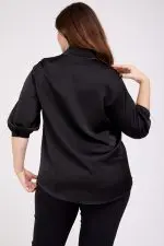 ⁦ביאנקה - חולצת סאטן קוטור⁩ – תמונה ⁦10⁩