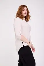 ⁦אלונה - חולצת אריג כפלים⁩ – תמונה ⁦7⁩