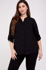 ⁦אלונה - חולצת אריג כפלים⁩ – תמונה ⁦2⁩