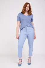 ⁦אלכס - מכנס סטרץ' 7/8⁩ – תמונה ⁦8⁩
