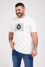 ⁦בראון - טי ניקי קצר פרינט⁩ – תמונה ⁦3⁩