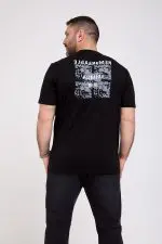 ⁦גבע - טי ניקי קצר פרינט⁩ – תמונה ⁦4⁩