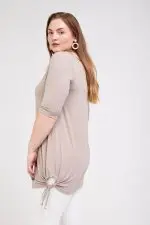 ⁦ניס - טוניקת ויסקוז פרינט⁩ – תמונה ⁦5⁩