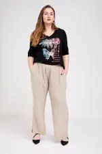 ⁦שרי - טופ רגלן קצר פרינט⁩ – תמונה ⁦5⁩