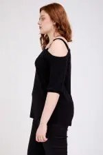 ⁦שלי - טופ ניאון כתף אבזם⁩ – תמונה ⁦4⁩