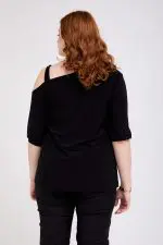 ⁦שלי - טופ ניאון כתף אבזם⁩ – תמונה ⁦2⁩