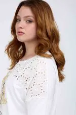 ⁦EMILY - טופ סירה פרינט⁩ – תמונה ⁦3⁩