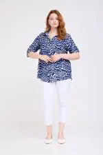 ⁦NOFAR - חולצת אריג צווארו⁩ – תמונה ⁦13⁩