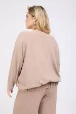⁦ANIKA - סריג טוניקה קפלים⁩ – תמונה ⁦7⁩