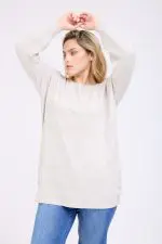 AMELIA - טונק סריג כפתורי