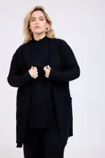 ⁦HOLLY - קרדיגן קפוצ' צמות⁩ – תמונה ⁦7⁩