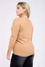 ⁦ELLE - סריג כפתרה בשרוול⁩ – תמונה ⁦7⁩