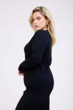 ⁦ELLE - סריג כפתרה בשרוול⁩ – תמונה ⁦3⁩