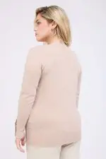 ⁦ELLE - סריג כפתרה בשרוול⁩ – תמונה ⁦13⁩